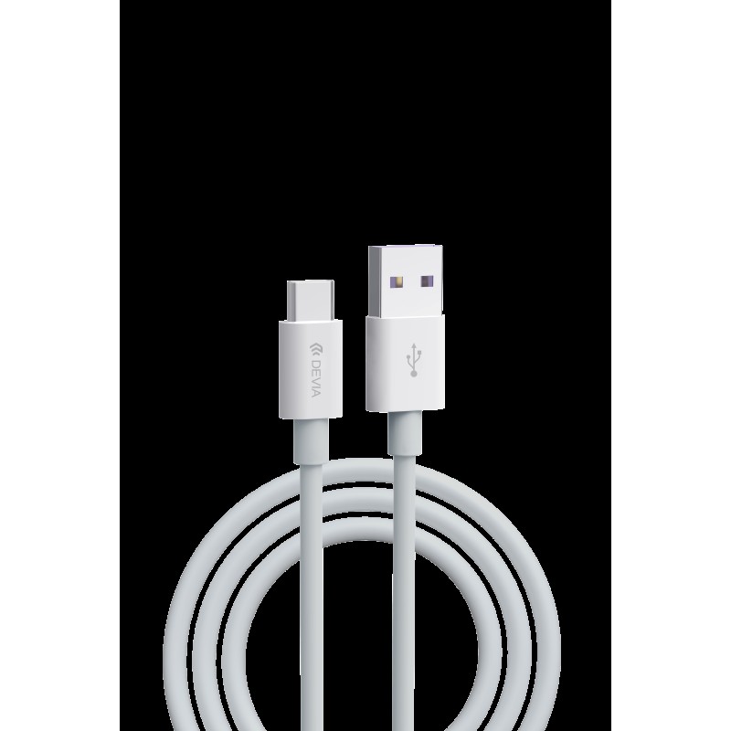 Devia USB-A to Type-C Cable 1.5m White