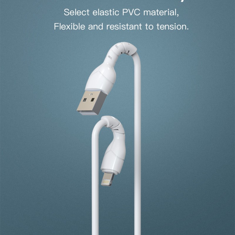 Devia USB-A to Type-C Cable 1m White