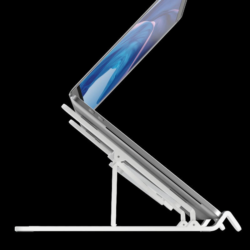 Devia Adjustable Stand for Tablet & Laptop White