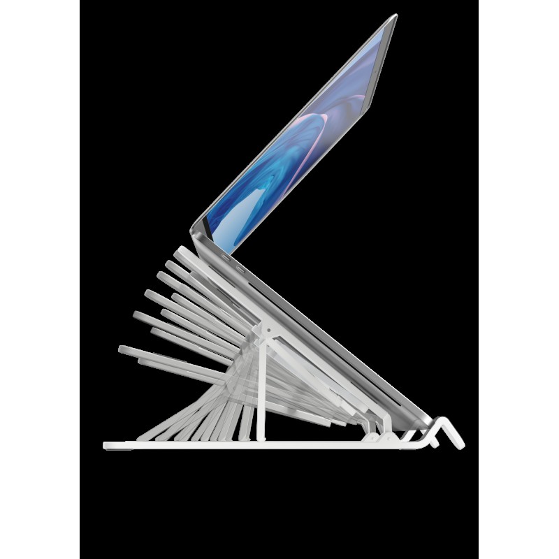 Devia Adjustable Stand for Tablet & Laptop White