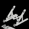 Devia Adjustable Stand for Tablet & Laptop White