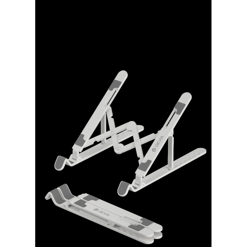 Devia Adjustable Stand for Tablet & Laptop White