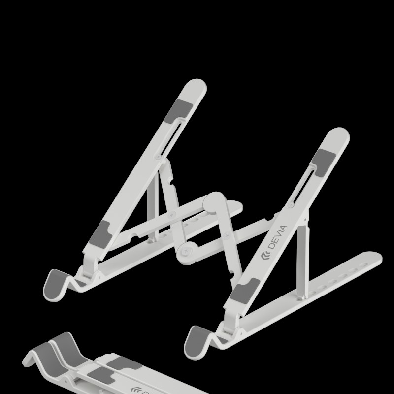 Devia Adjustable Stand for Tablet & Laptop White