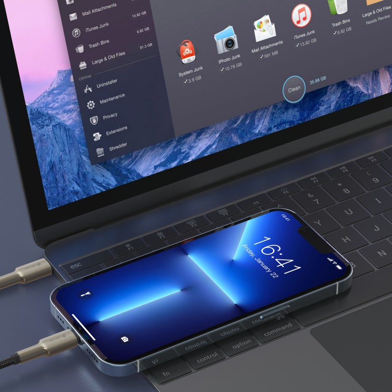 Devia Type-C to Lightning Cable 1m 3A