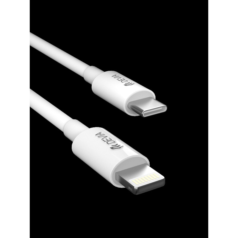 Devia USB-C to Lightning Cable 2m White