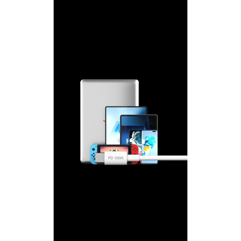 DEVIA SMART SERIES 100W C TO C PD CABLE (5A,1.5)