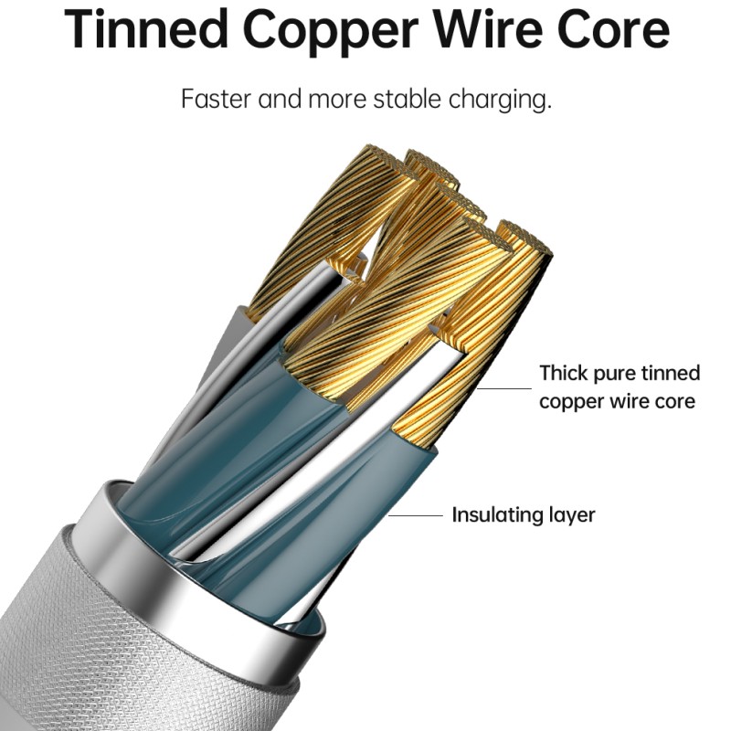 DEVIA SMART SERIES 100W C TO C PD CABLE (5A,1.5)