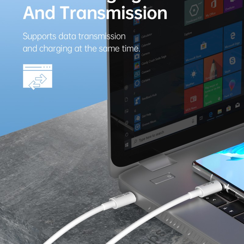 DEVIA SMART SERIES 100W C TO C PD CABLE (5A,1.5)