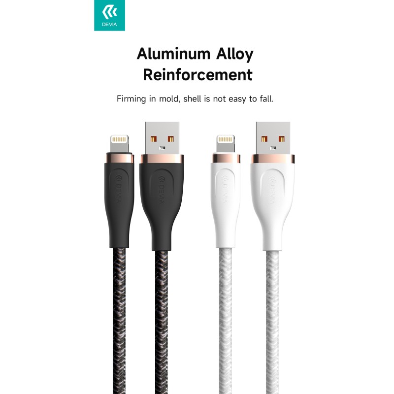 DEVIA CABLE LIGHTNING 1.5M BK