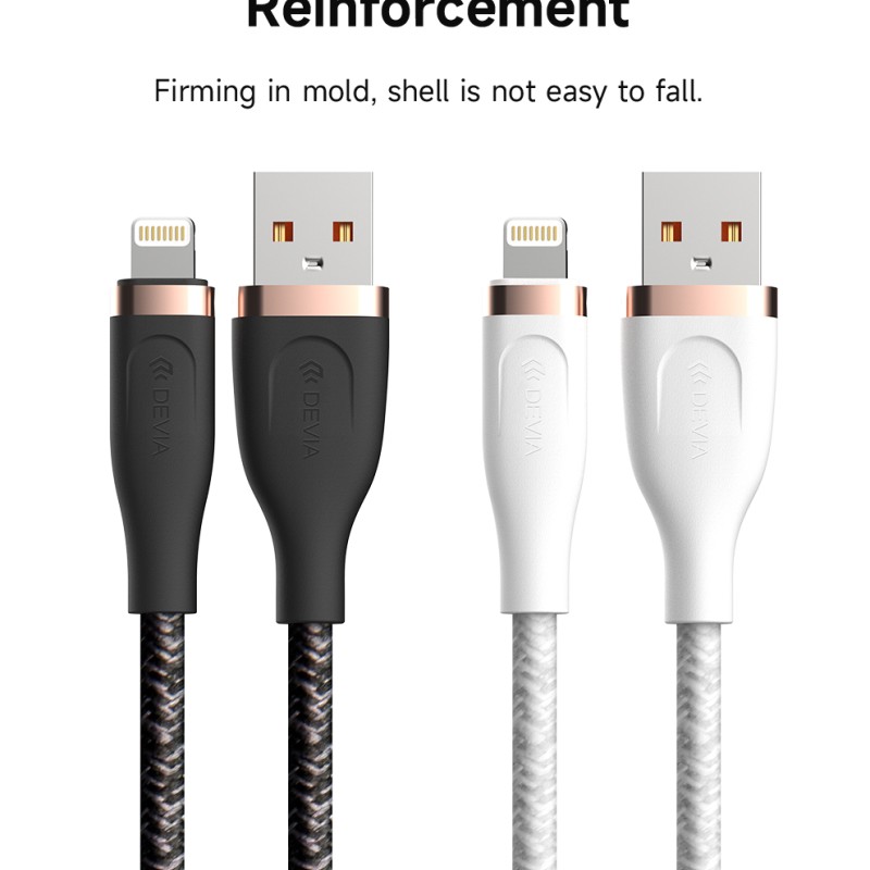 DEVIA CABLE LIGHTNING 1.5M BK