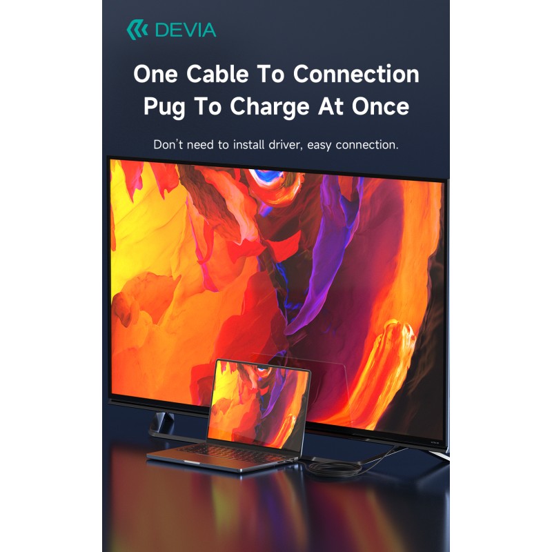 Devia Type-C to HDMI Cable 2m