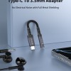 Devia Type-C to 3.5mm Audio Adapter with Charging Black