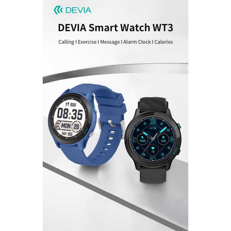 Devia Smart Watch WT3 EM709 Blue