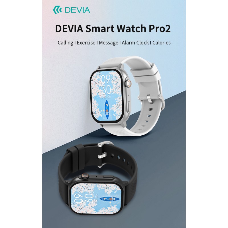 Devia Smart Watch Pro2 EM712 Silver