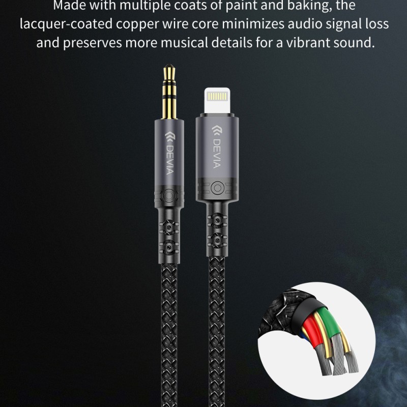 Devia iPure Series Audio Lightning to 3.5mm Cable