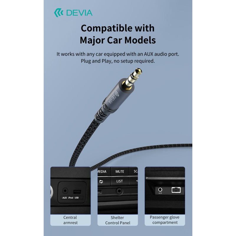 Devia iPure Series Audio Lightning to 3.5mm Cable