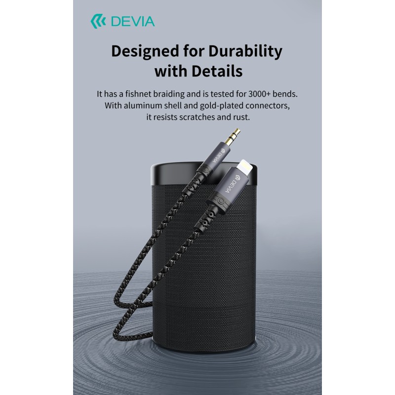 Devia iPure Series Audio Lightning to 3.5mm Cable
