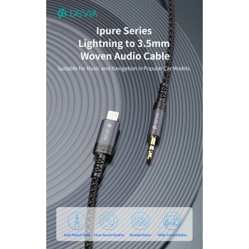 Devia iPure Series Audio Lightning to 3.5mm Cable