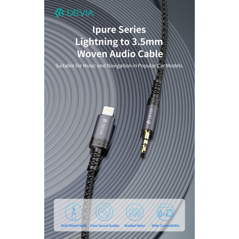 Devia iPure Series Audio Lightning to 3.5mm Cable