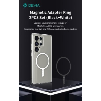 Devia Magnetic Adapter Ring Set 2pcs (Black & White)