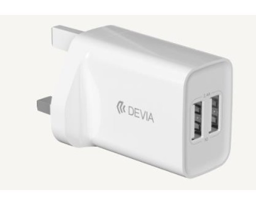 DEVIA AC/DC ADAPTOR USB 2.4A W