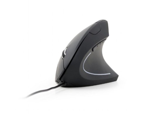 GEMBIRD ERG.6-BUTT.MOUSE BLACK