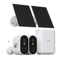 AOSU 2K QHD SOLAR SECURITY CAMERAS WIRELESS OUTDOOR