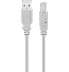 GOOBAY USB A/B PLUG 1.8M WHITE