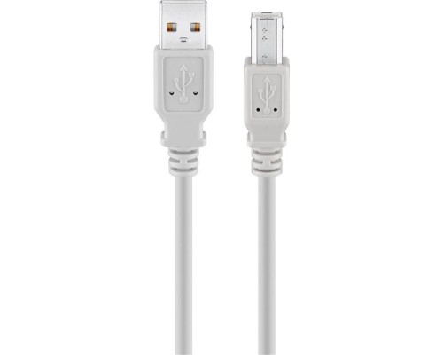 GOOBAY USB A/B PLUG 1.8M WHITE