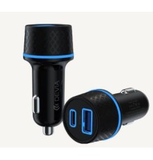 DEVIA CAR CHARGER USB+USBC 30W