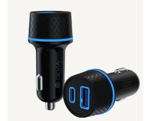 DEVIA CAR CHARGER USB+USBC 30W