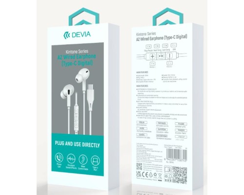 DEVIA WIRED EARPHONE TYPE-C  KINTONE A2