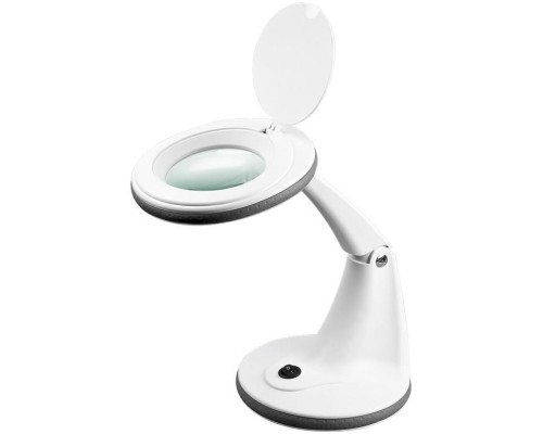 GOOBAY LED MAGNIFYING LAMP WITH BASE, 6W, WHITE