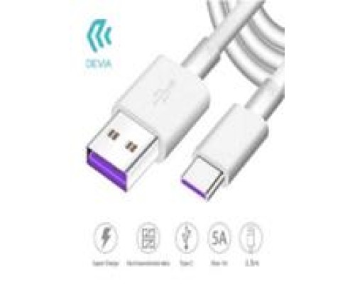 DEVIA CABLE USB-TYPE-C 1.5M WH