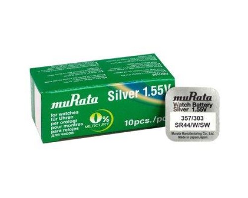 MURATA SILVER OXIDE BUTTON CELL 357/303