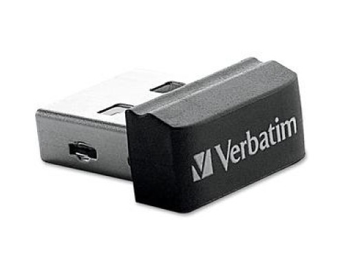 VERBATIM  Store 'n' Stay 16 GB USB 2.0 Flash Drive - Black - 1 / Pack