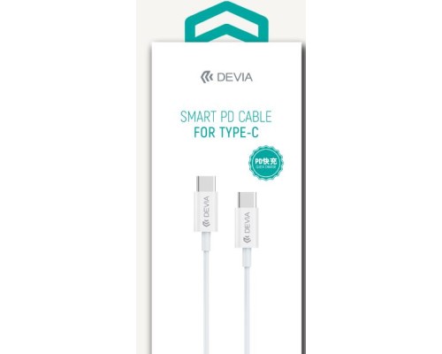 DEVIA CABLE FOR TYPEC WHITE 1M