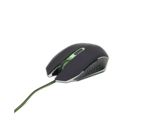 GEMBIRD GAMING MOUSE USB GREEN