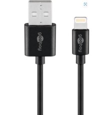 GOOBAY LIGHTNING CHARGING CABLE 2M,BLACK