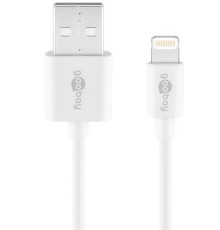 GOOBAY LIGHTNING CHARGING CABLE 1M WHITE