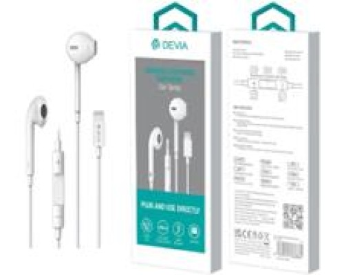 DEVIA LIGHTNING EARPHONE WH