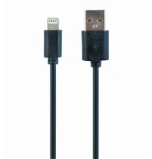 CABLEXPERT CHARGING CABLE USB A TO LIGHTNING,1M, BLACK