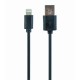 CABLEXPERT CHARGING CABLE USB A TO LIGHTNING,1M, BLACK