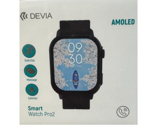 DEVIA Smartwatch PRO2 EM712 BLACK