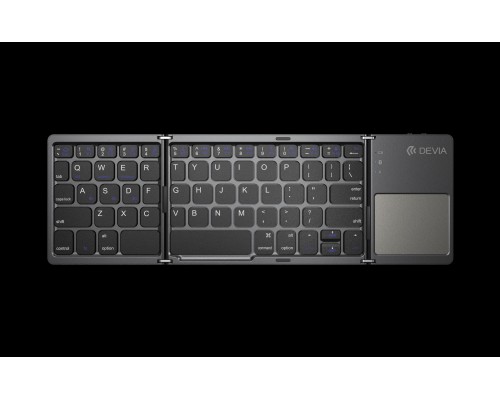 DEVIA LINGO SERIES FOLDABLE BLUETOOTH KEYBOARD WITH TOUCHPAD