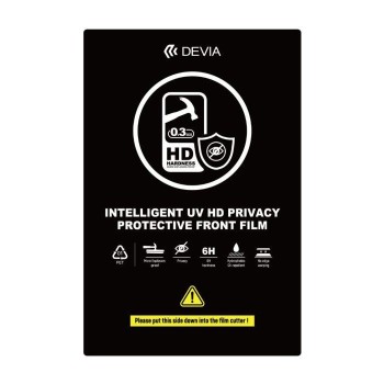 Devia Intelligent UV HD Privacy Protective Front Film 0.3mm (10pcs)