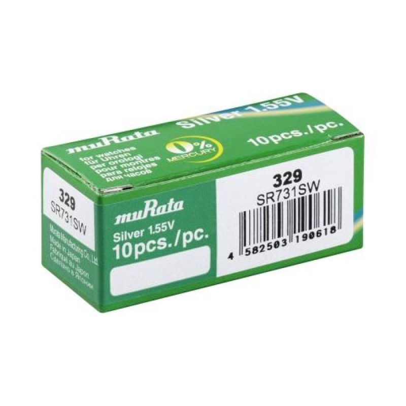 Murata 329 / SR731SW Silver Oxide Button Cell Battery