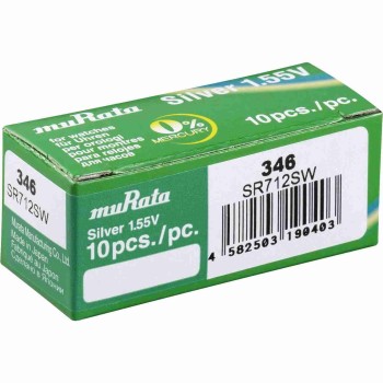 Murata 346 / SR712SW Silver Oxide Button Cell Battery