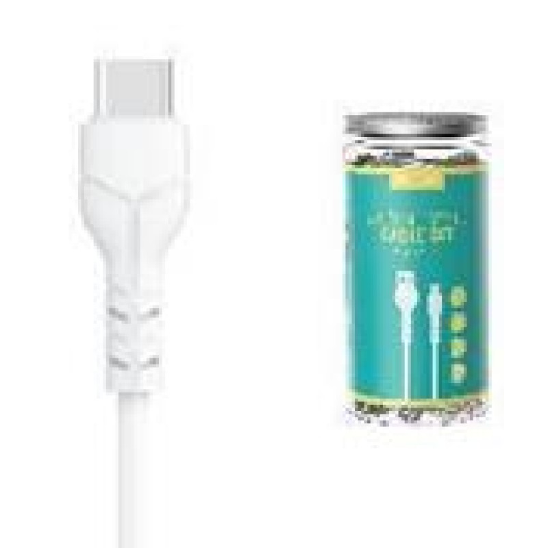 Devia USB-A to Type-C Cable 1m White (30pcs Bulk Pack)