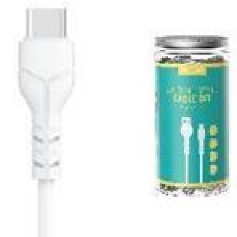 Devia USB-A to Type-C Cable 1m White (30pcs Bulk Pack)